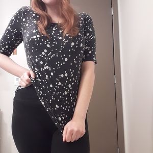 Apt. 9 Polka Dot 3/4 Sleeve Shirt